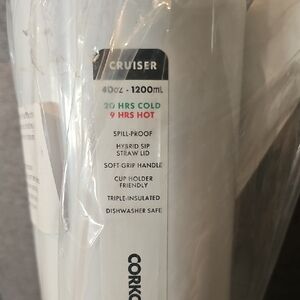Corkcicle Cruiser 40oz Tumbler in White